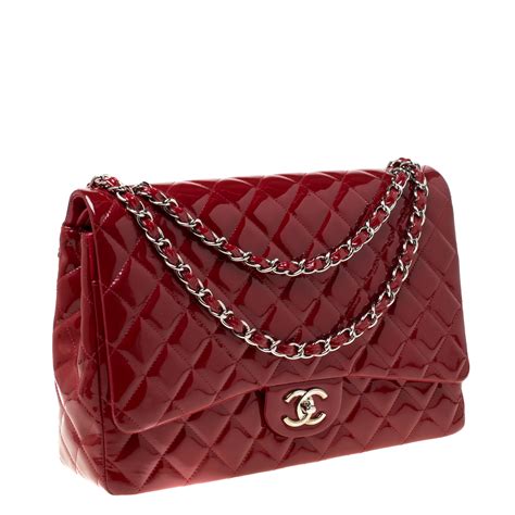 chanel black and red bag|Chanel bag red inside.